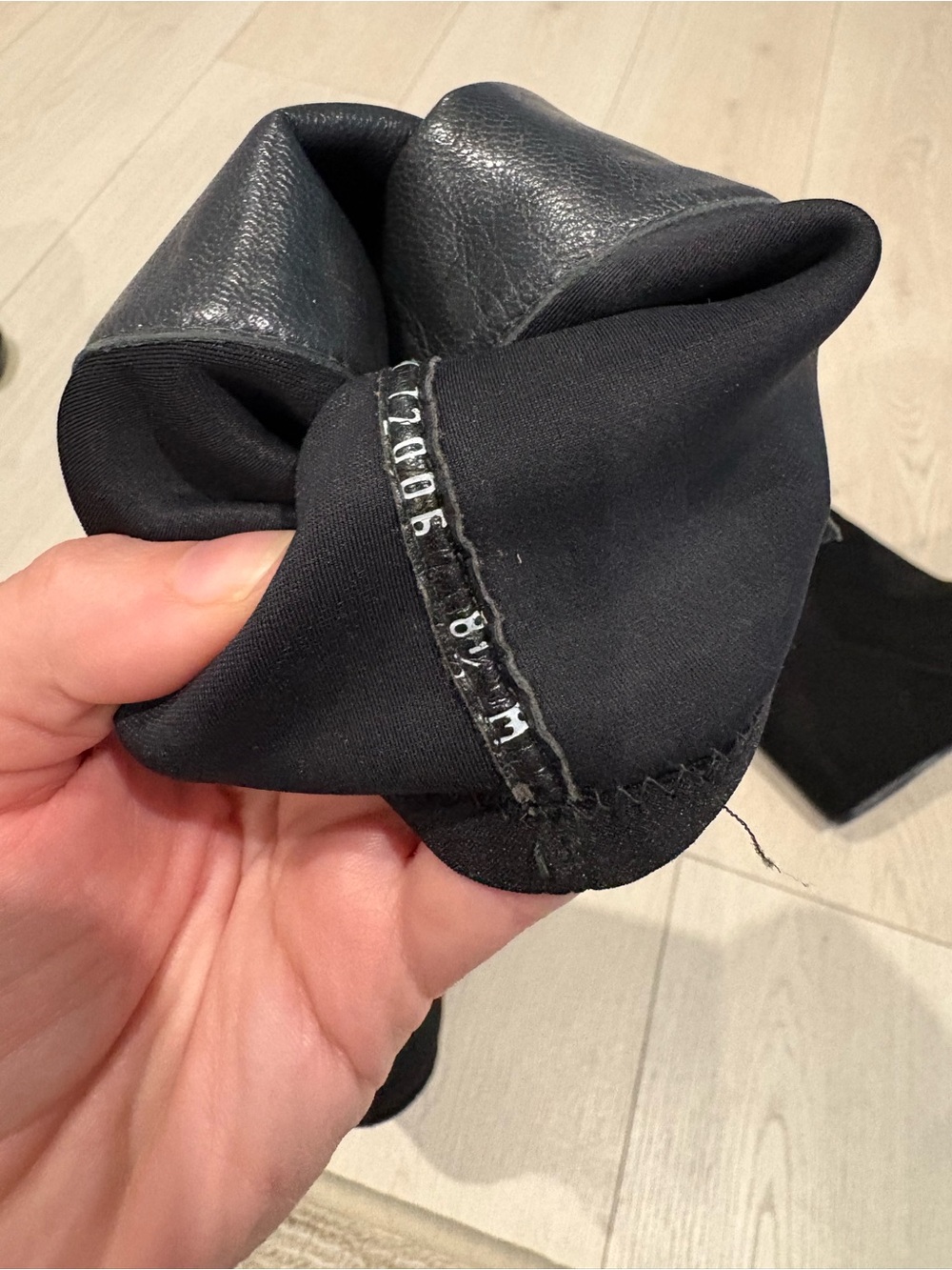 Stuart Weitzman Black Over-the-Knee Wedge Boots - Picture 9 of 9